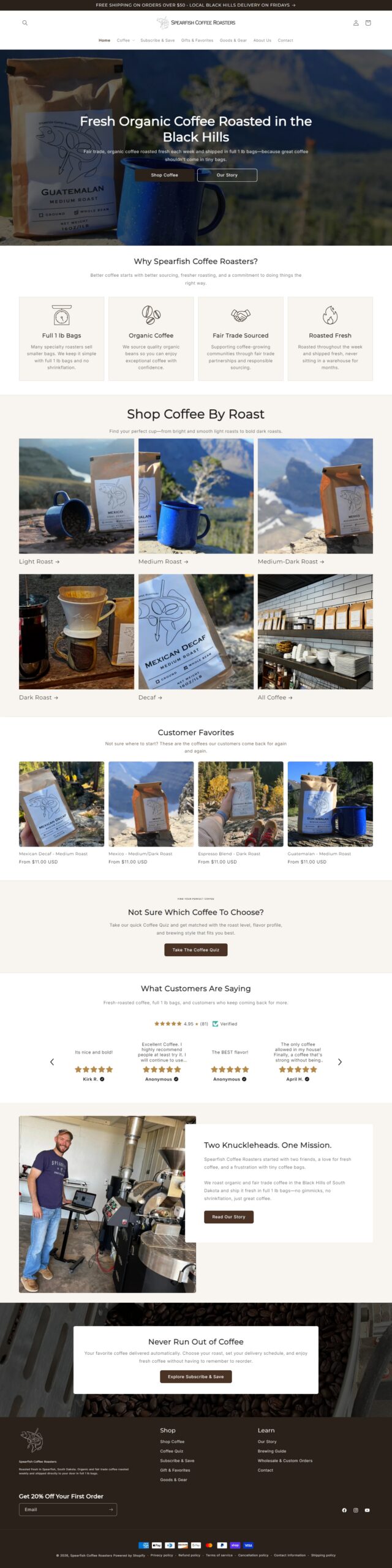 Spearfish Coffee Roasters