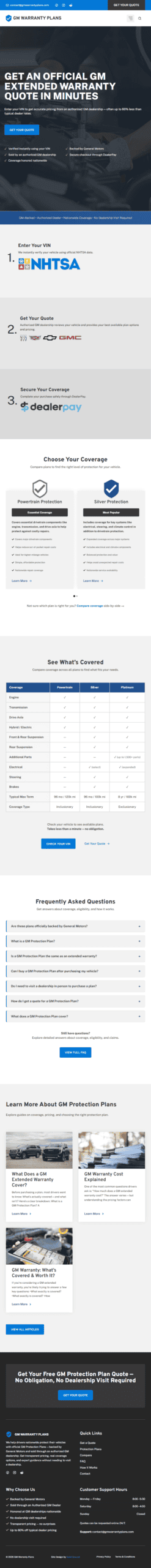 GM Warranty Plans